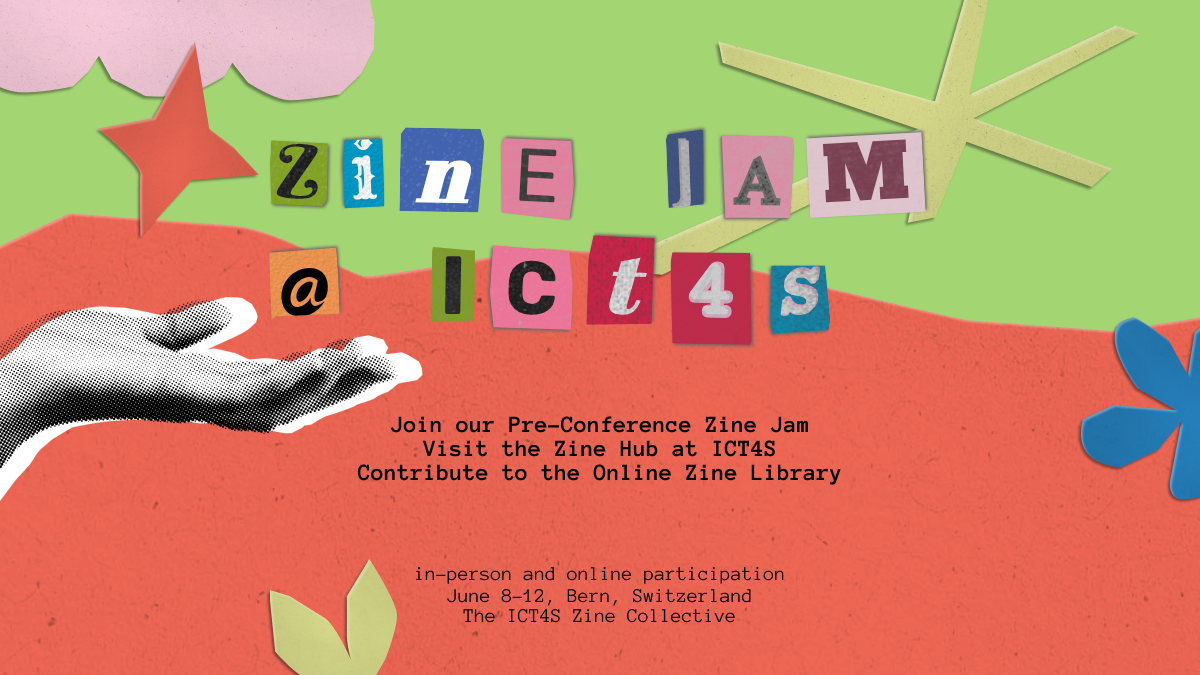 Pre conference zine jam flyer